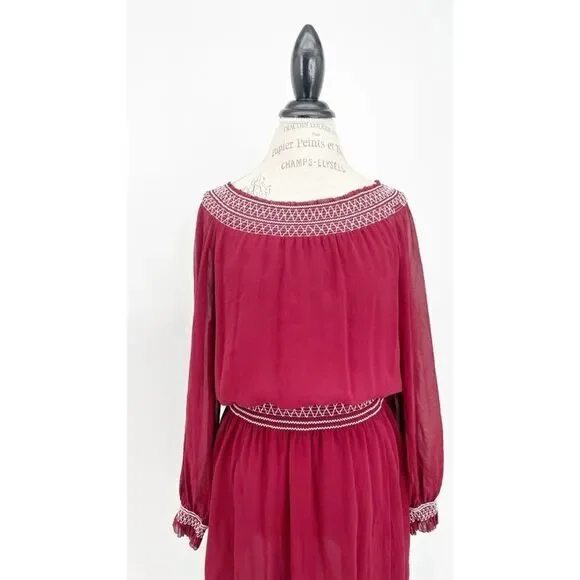 TORY BURCH Indie off-the-shoulder Mini Dress US 8